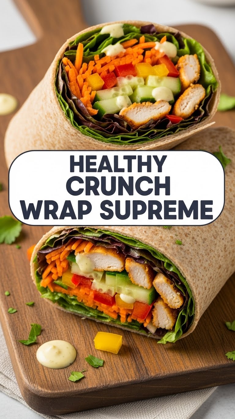 Healthy Crunch Wrap Supreme