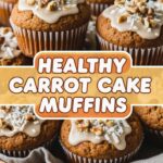 Healthy Carrot Cake Muffins
