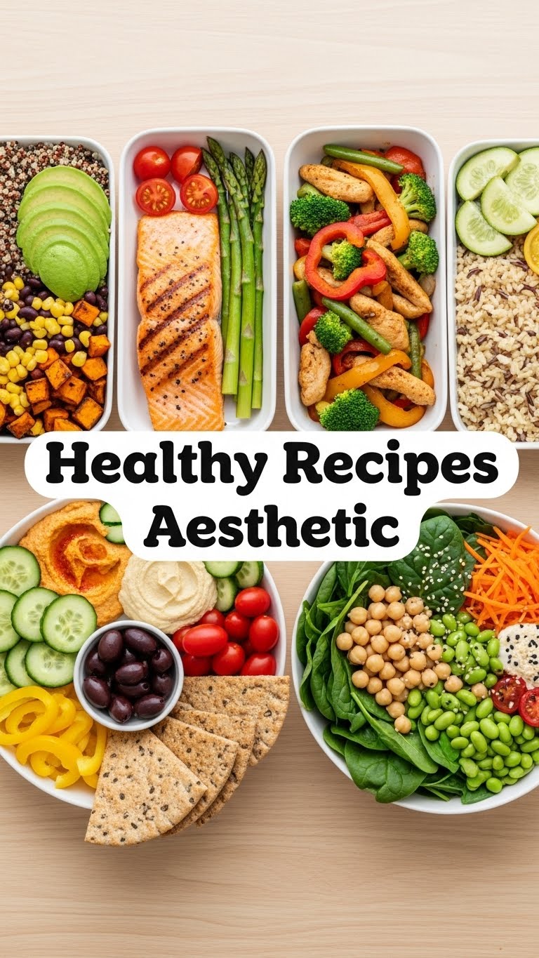 Healthy Recipes Aesthetic
