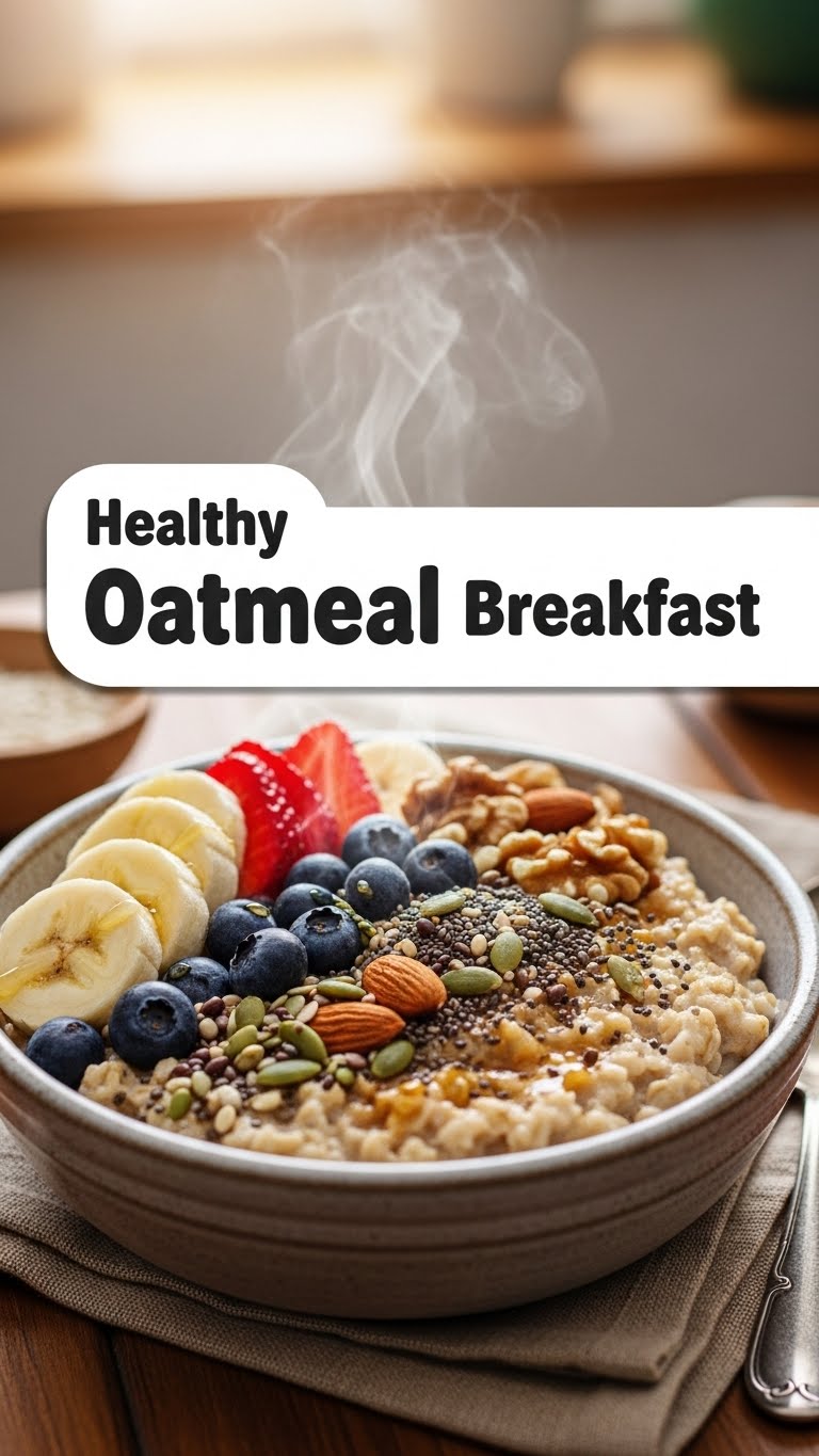 Healthy Oatmeal Breakfast