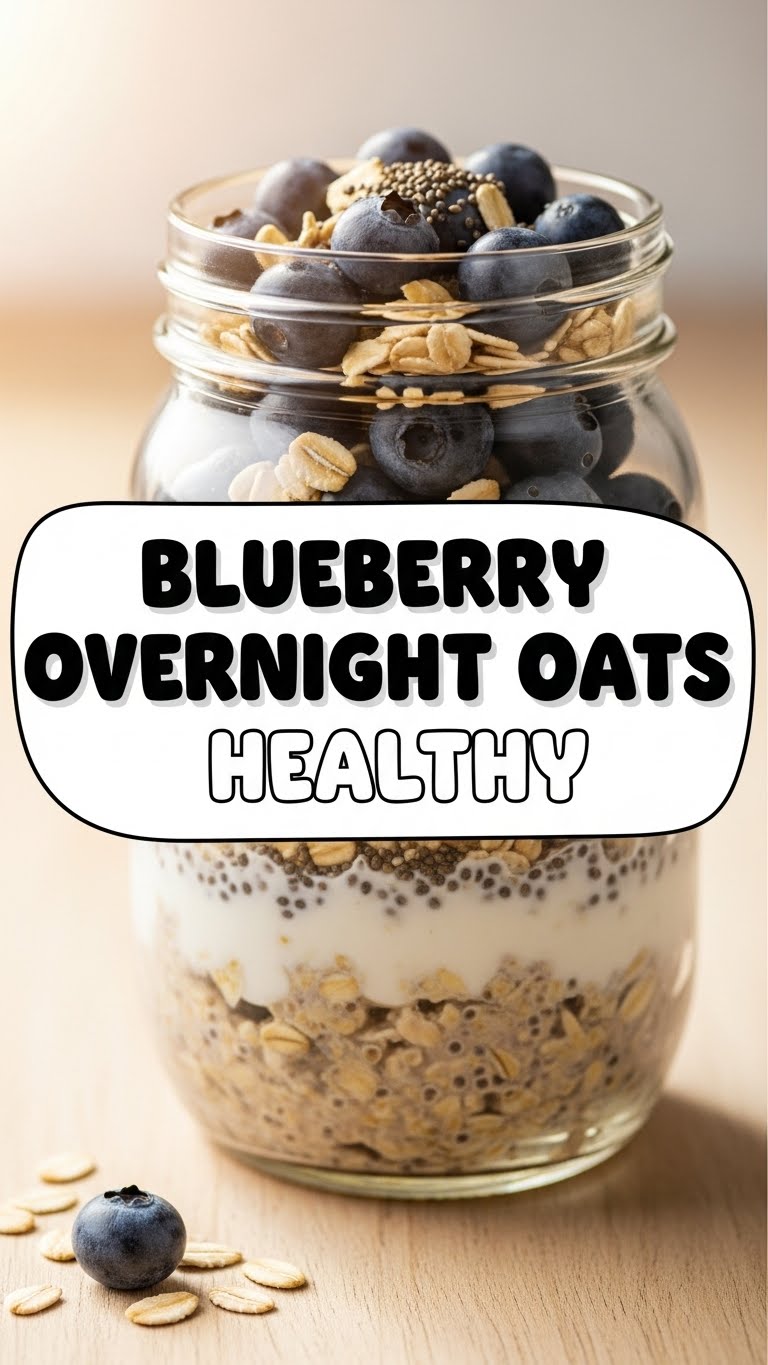 Blueberry Overnight Oats Healthy