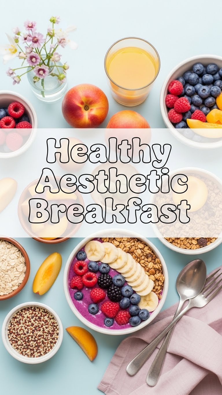 Healthy Aesthetic Breakfast