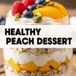 Healthy Peach Dessert