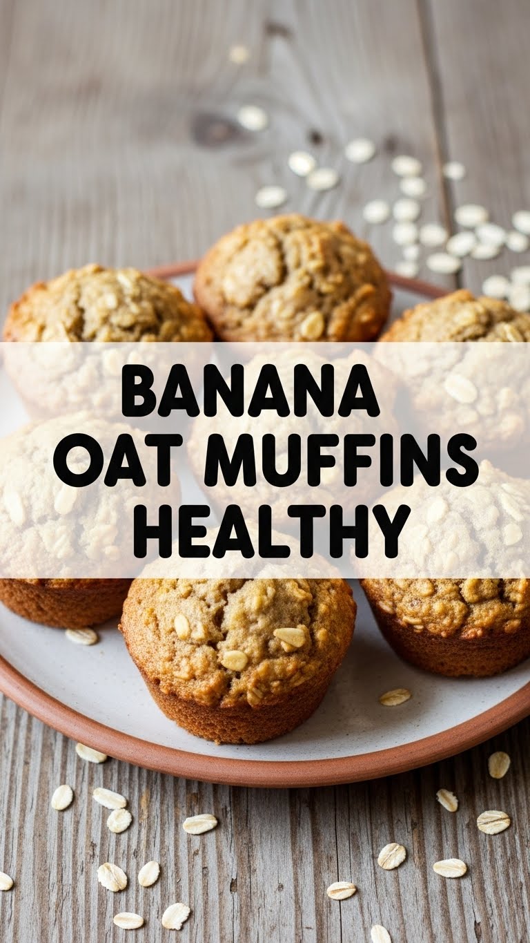 Banana Oat Muffins Healthy