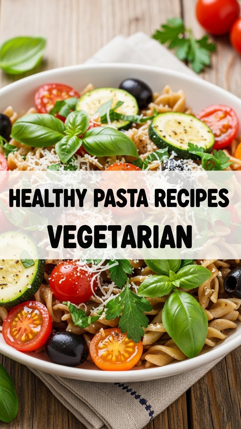 Healthy Pasta Recipes Vegetarian