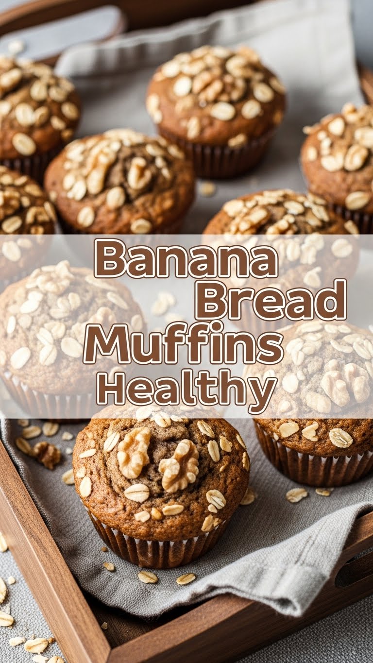 Banana Bread Muffins Healthy