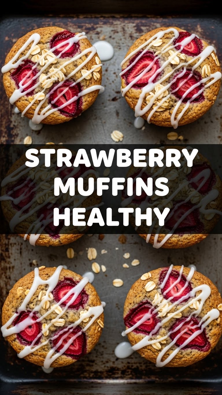 Strawberry Muffins Healthy