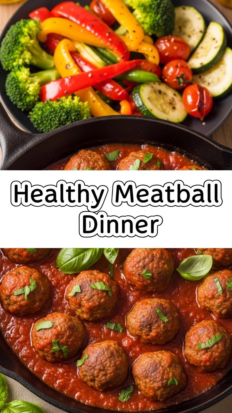 Healthy Meatball Dinner
