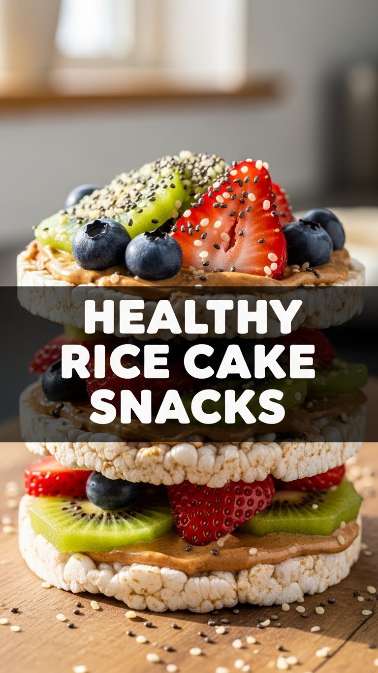 Healthy Rice Cake Snacks