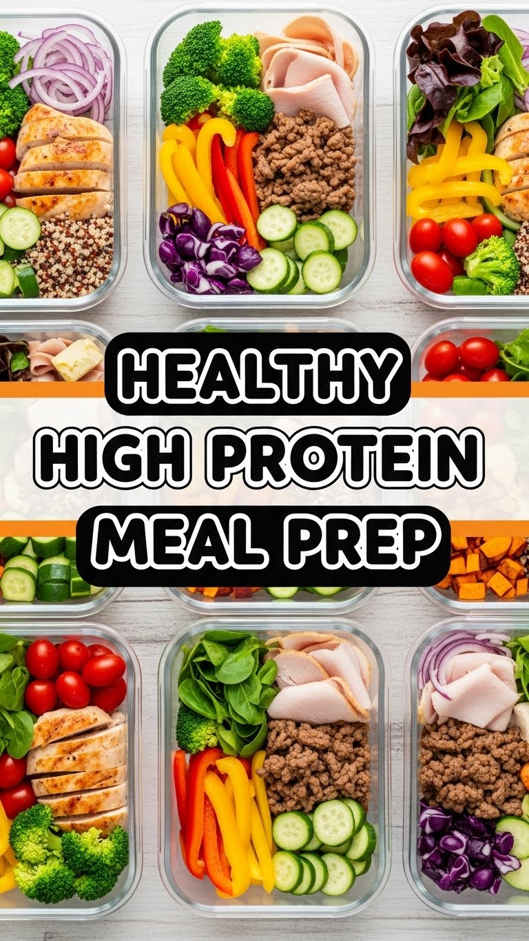 Healthy High Protein Meal Prep