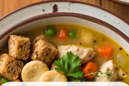 Healthy Chicken Pot Pie Soup