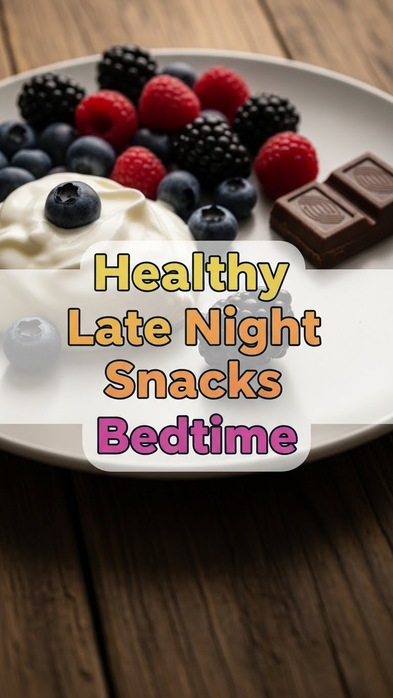 Healthy Late Night Snacks Bedtime