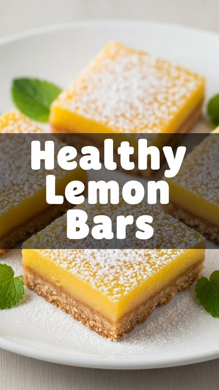Healthy Lemon Bars