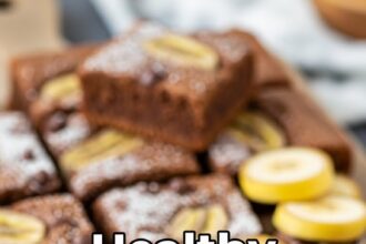 Healthy Banana Brownies