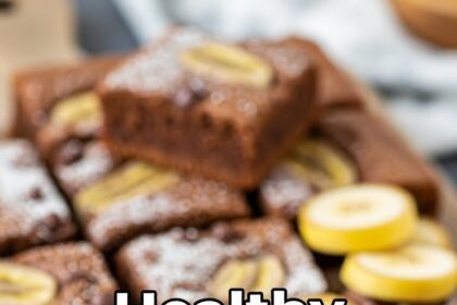 Healthy Banana Brownies