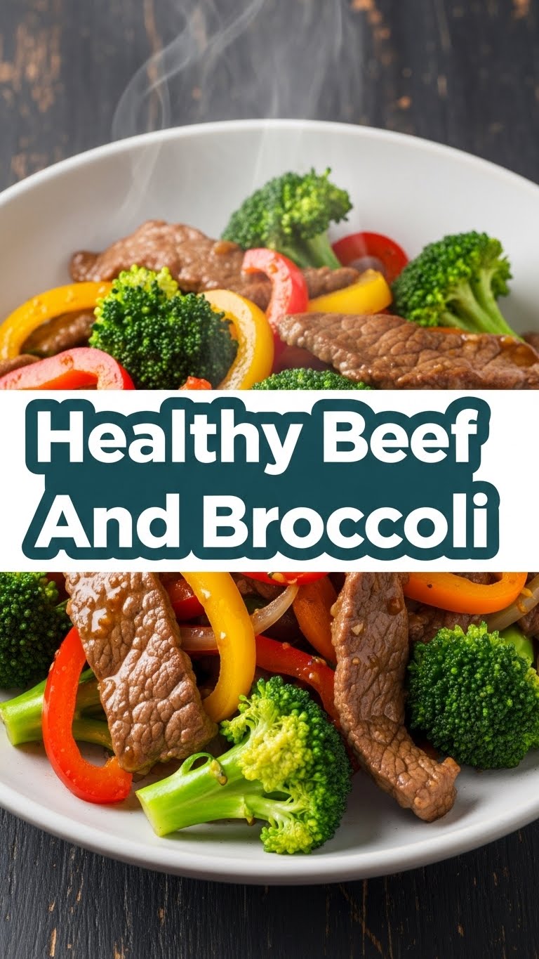 Healthy Beef And Broccoli