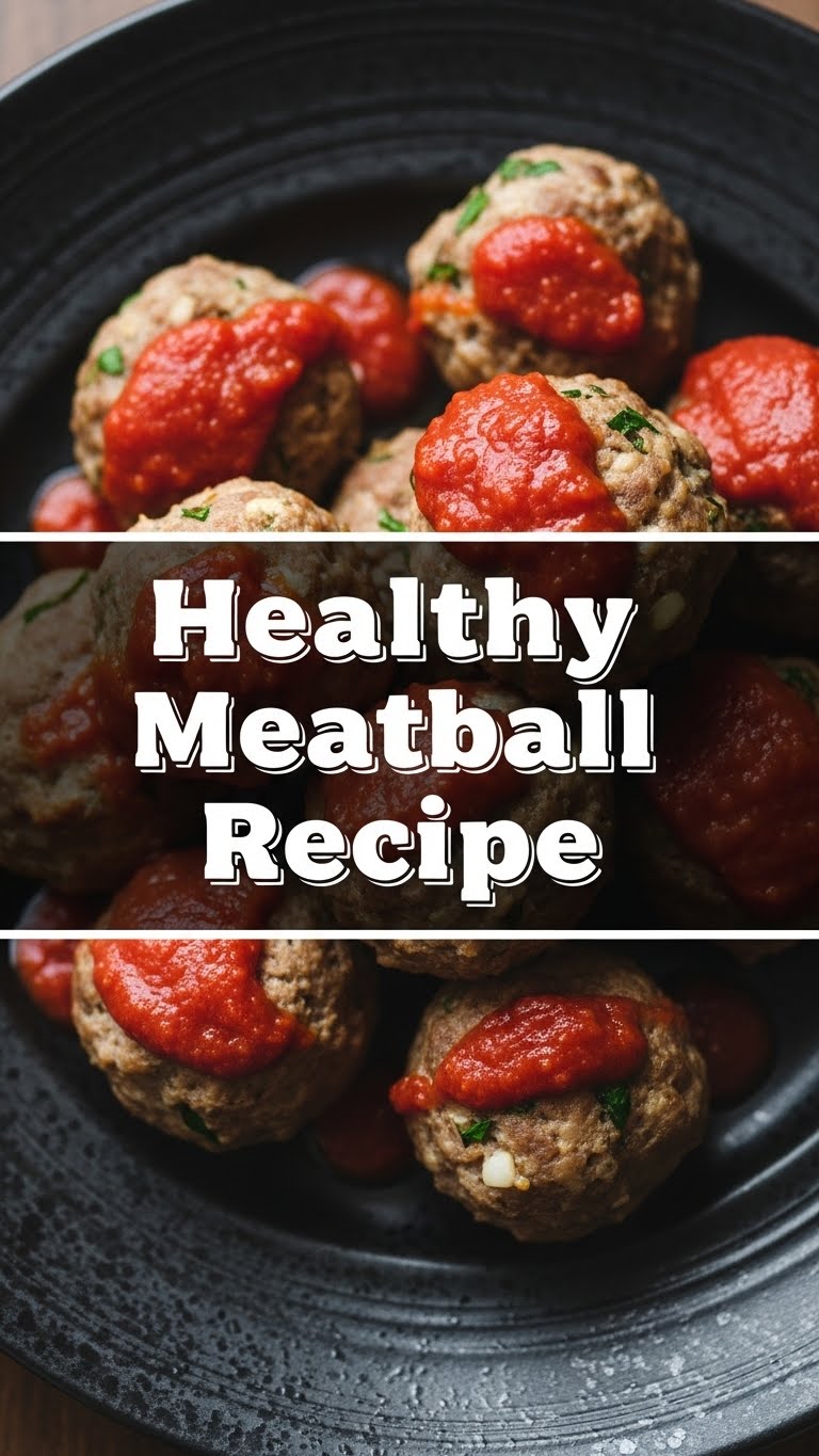 Healthy Meatball Recipe