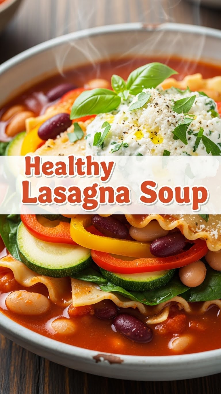 Healthy Lasagna Soup