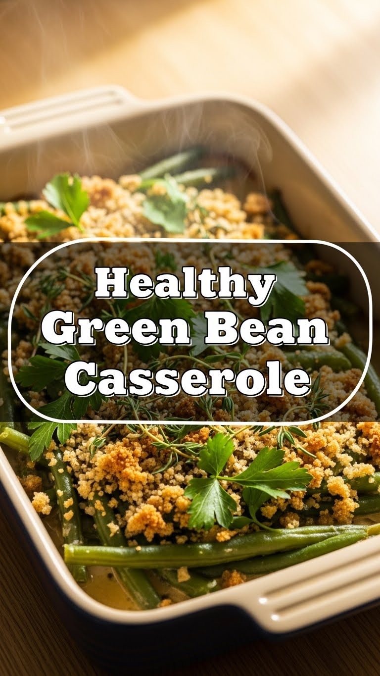 Healthy Green Bean Casserole