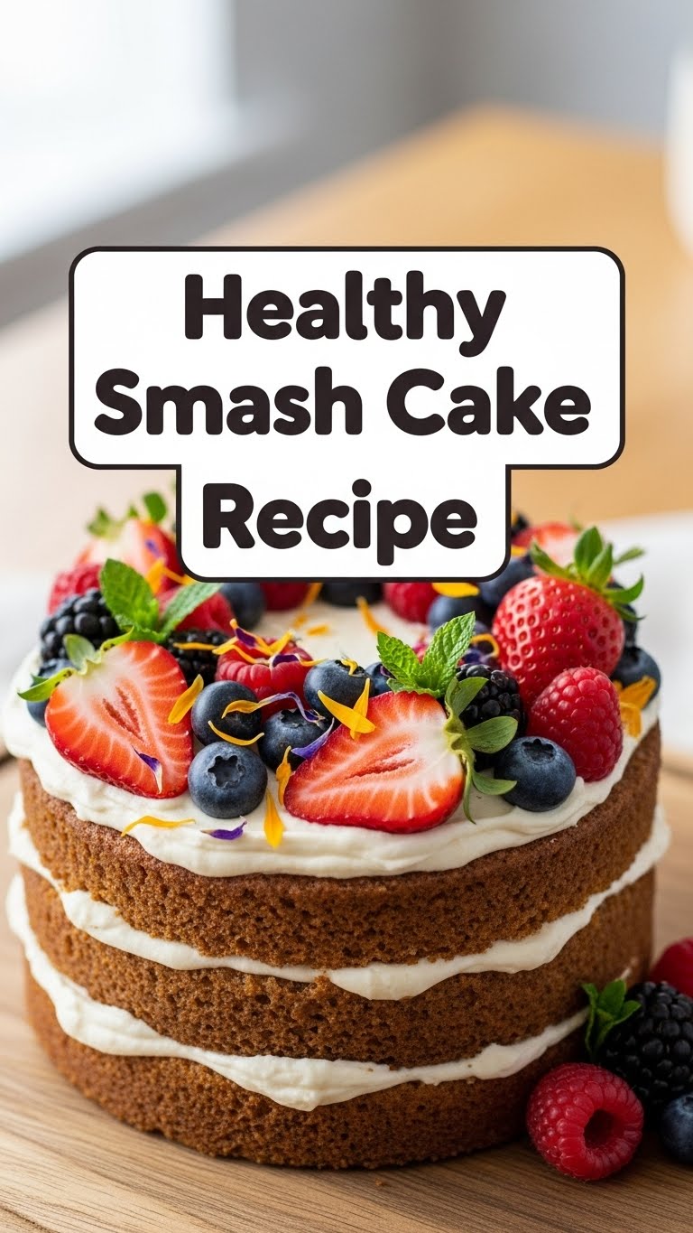 Healthy Smash Cake Recipe