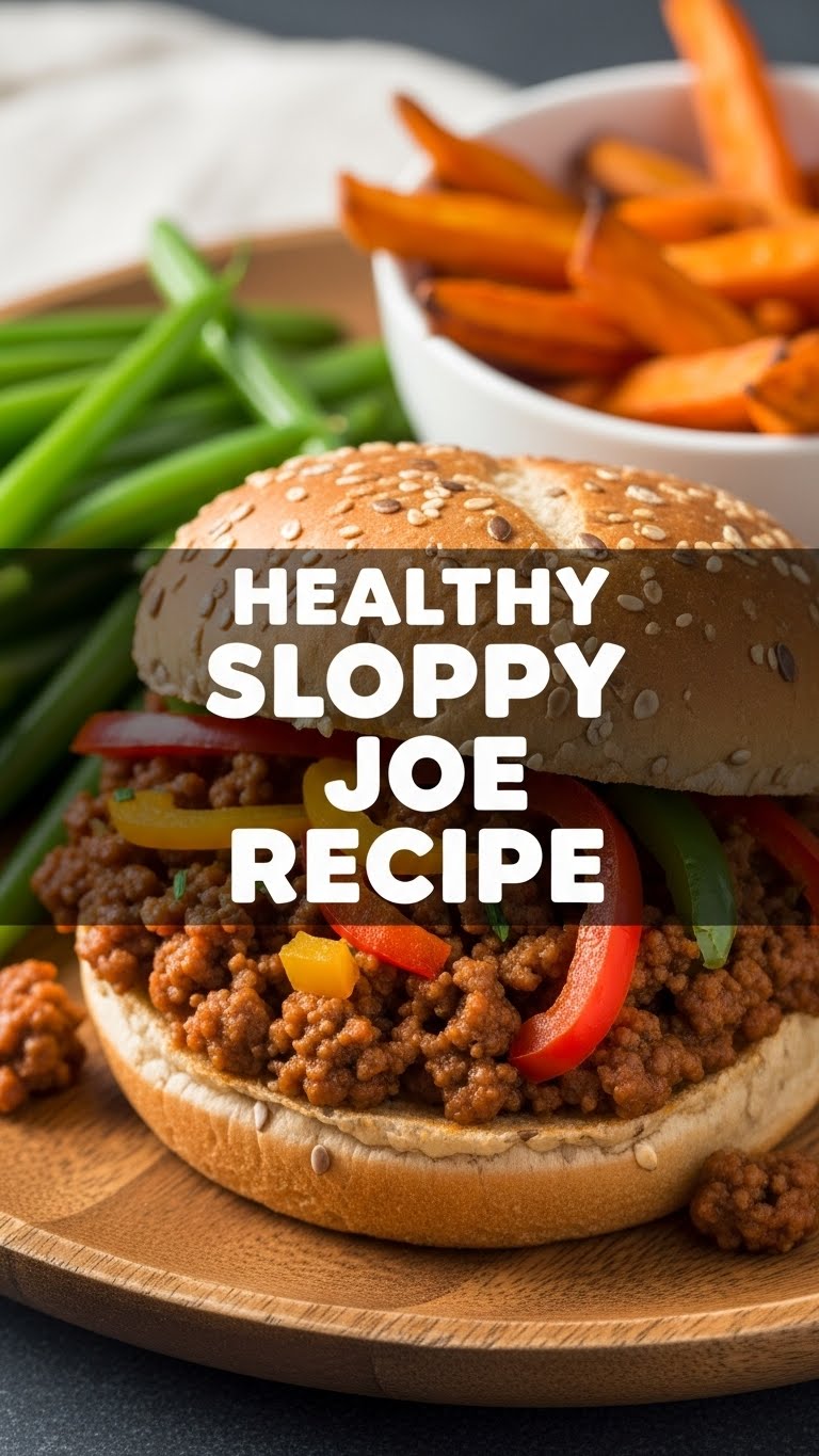 Healthy Sloppy Joe Recipe