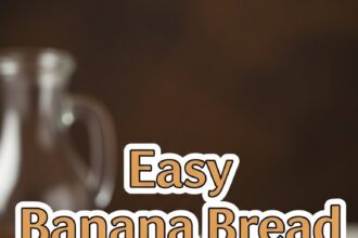 Easy Banana Bread Recipe 3 Ingredients Healthy