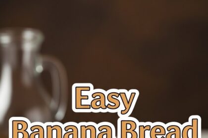 Easy Banana Bread Recipe 3 Ingredients Healthy