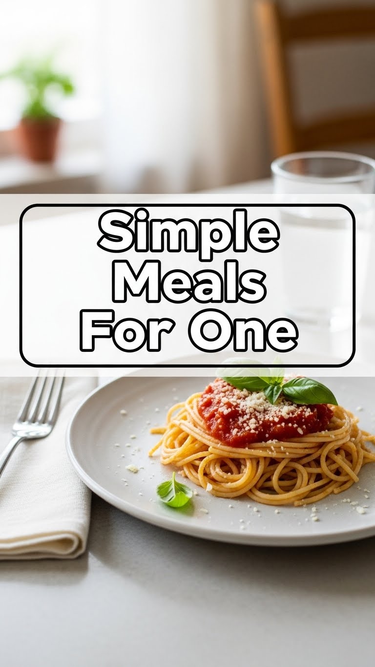 Simple Meals For One
