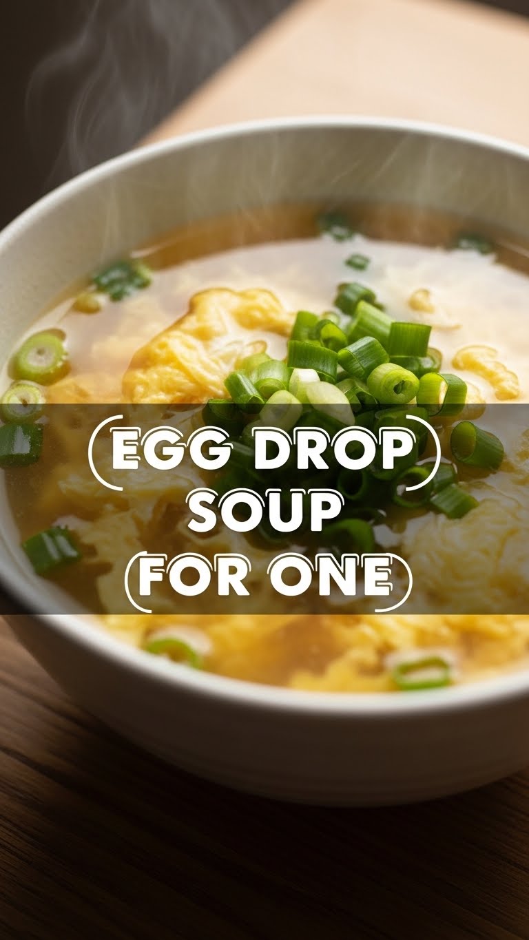 Egg Drop Soup For One