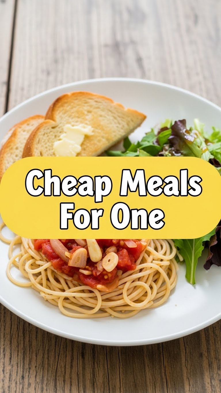 Cheap Meals For One