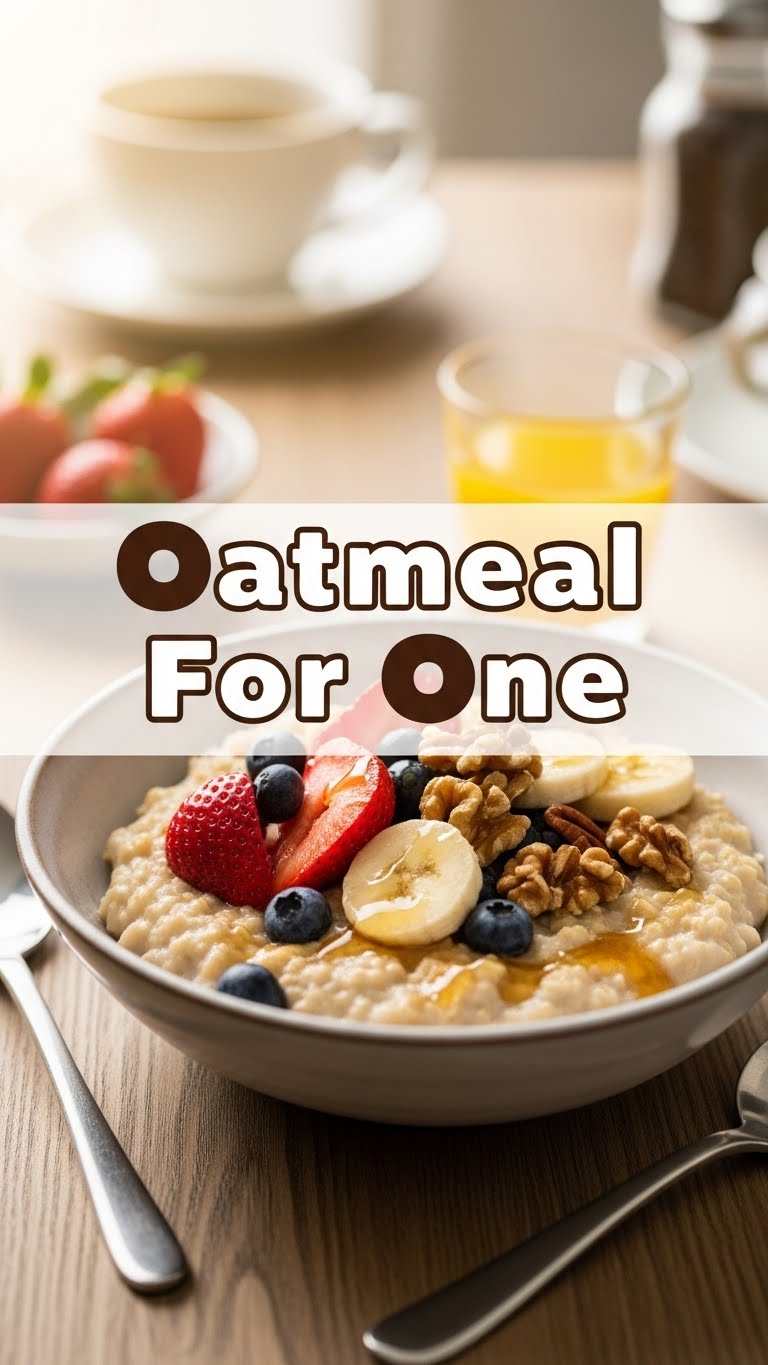 Oatmeal For One