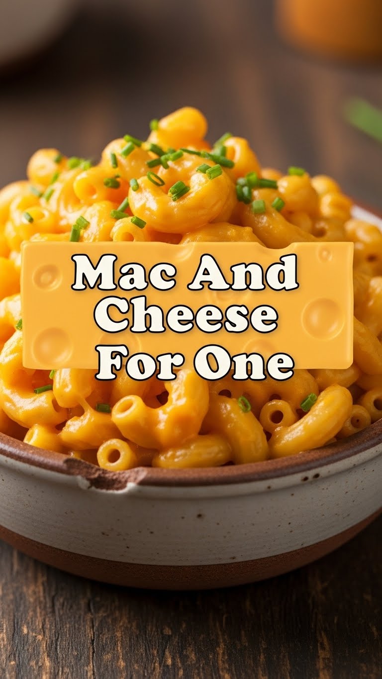 Mac And Cheese For One