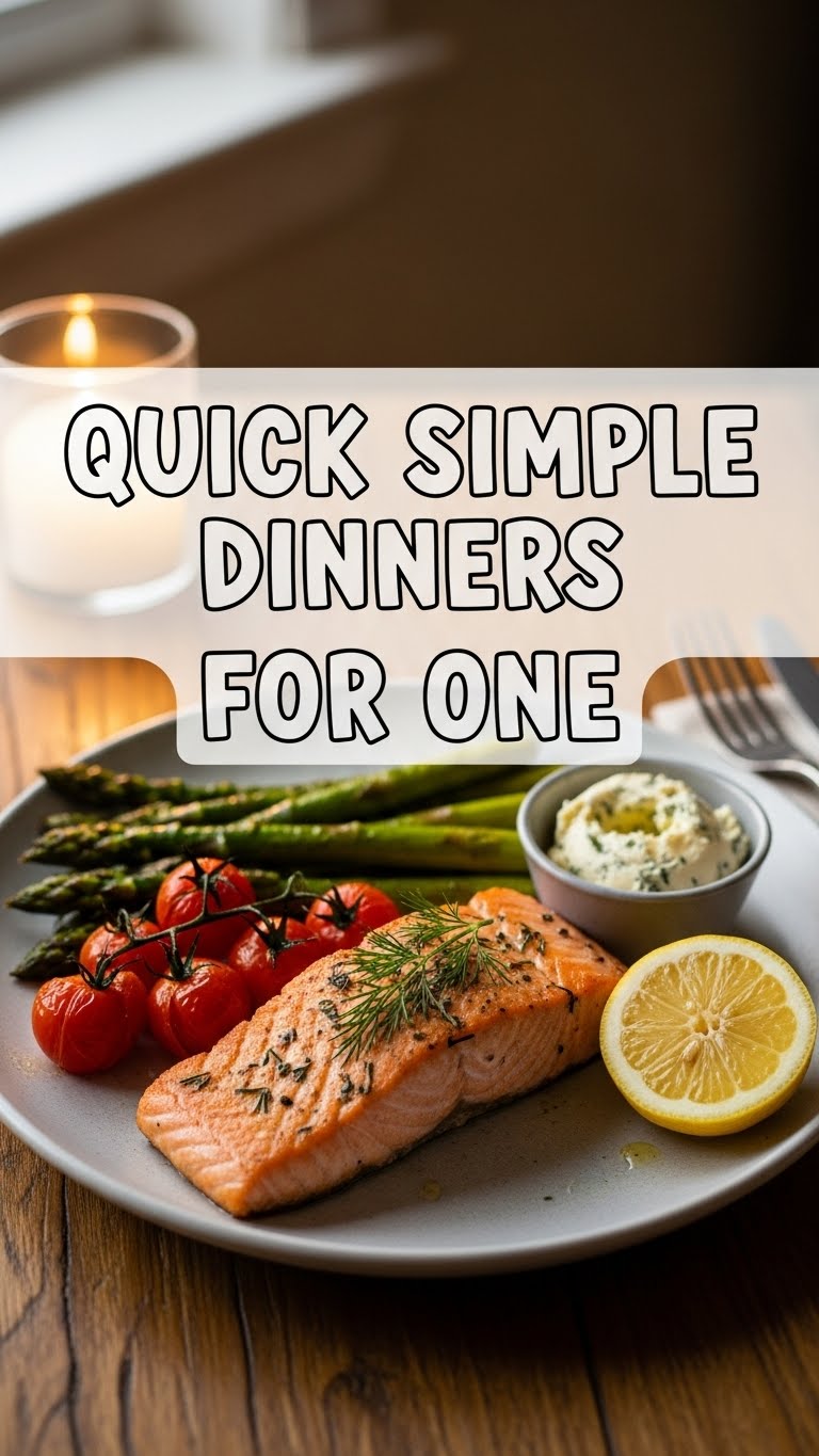 Quick Simple Dinners For One