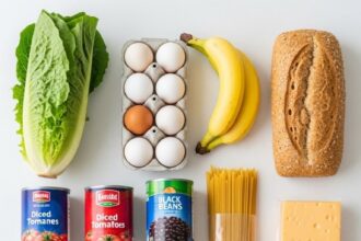 Affordable Grocery List For One