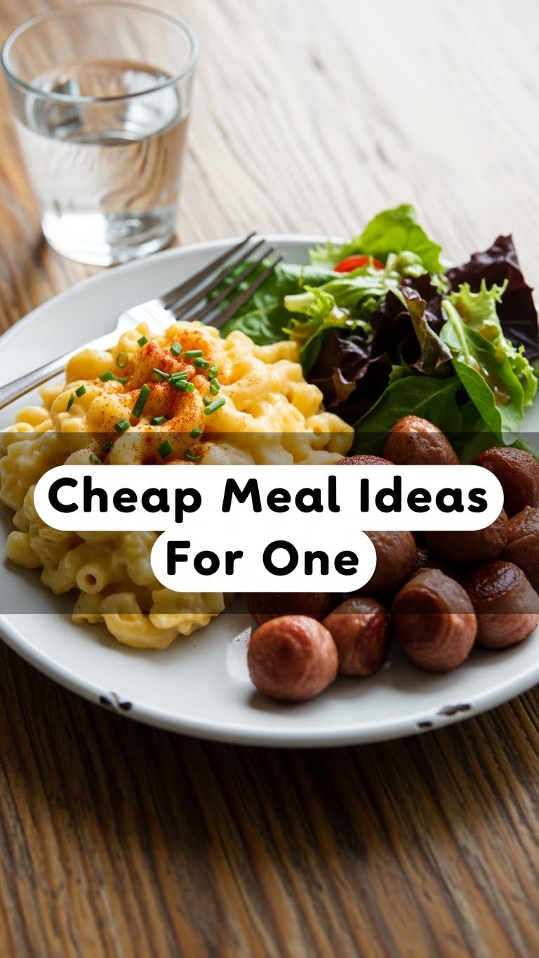 Cheap Meal Ideas For One