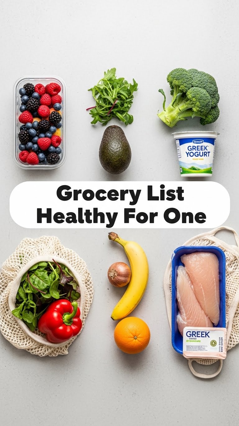 Grocery List Healthy For One