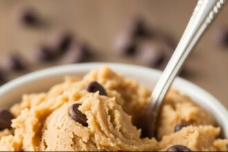 Quick Cookie Dough For One