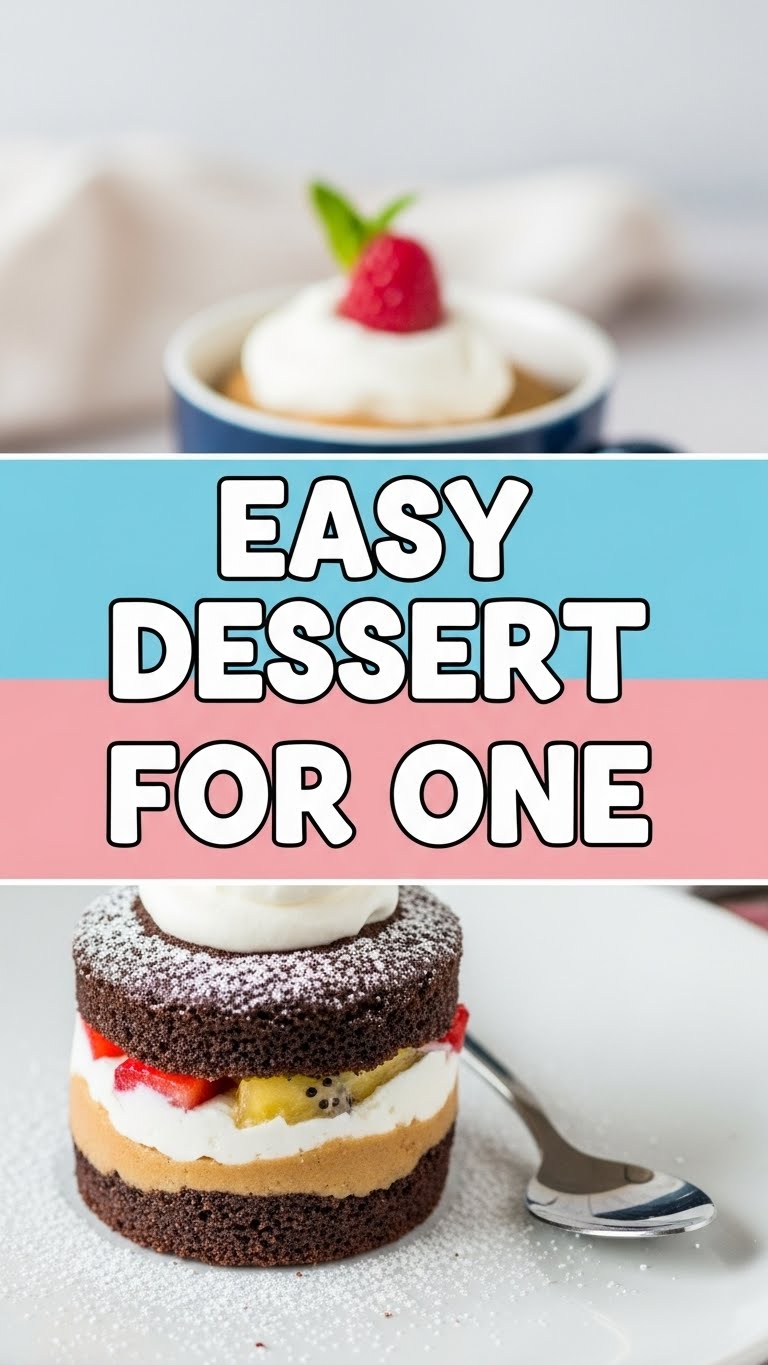 Easy Dessert For One