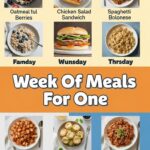 Week Of Meals For One