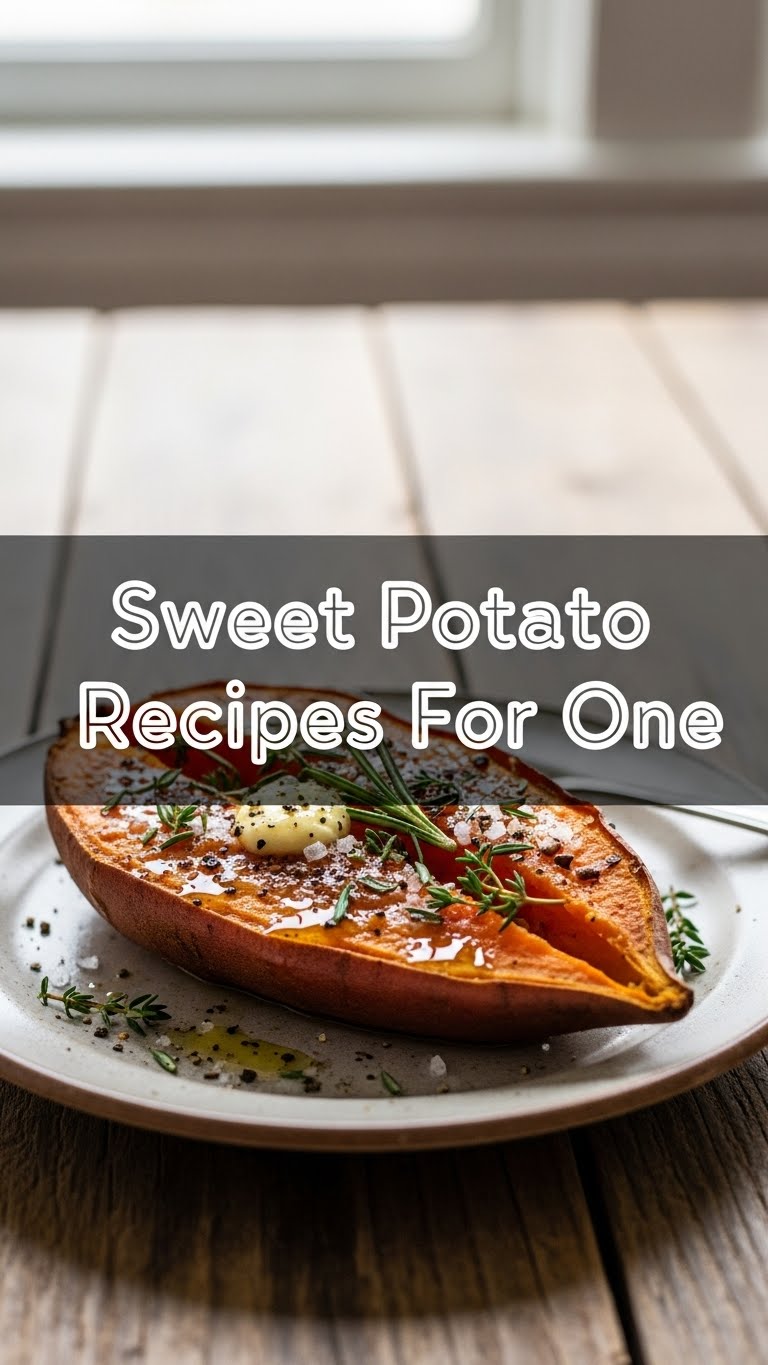 Sweet Potato Recipes For One