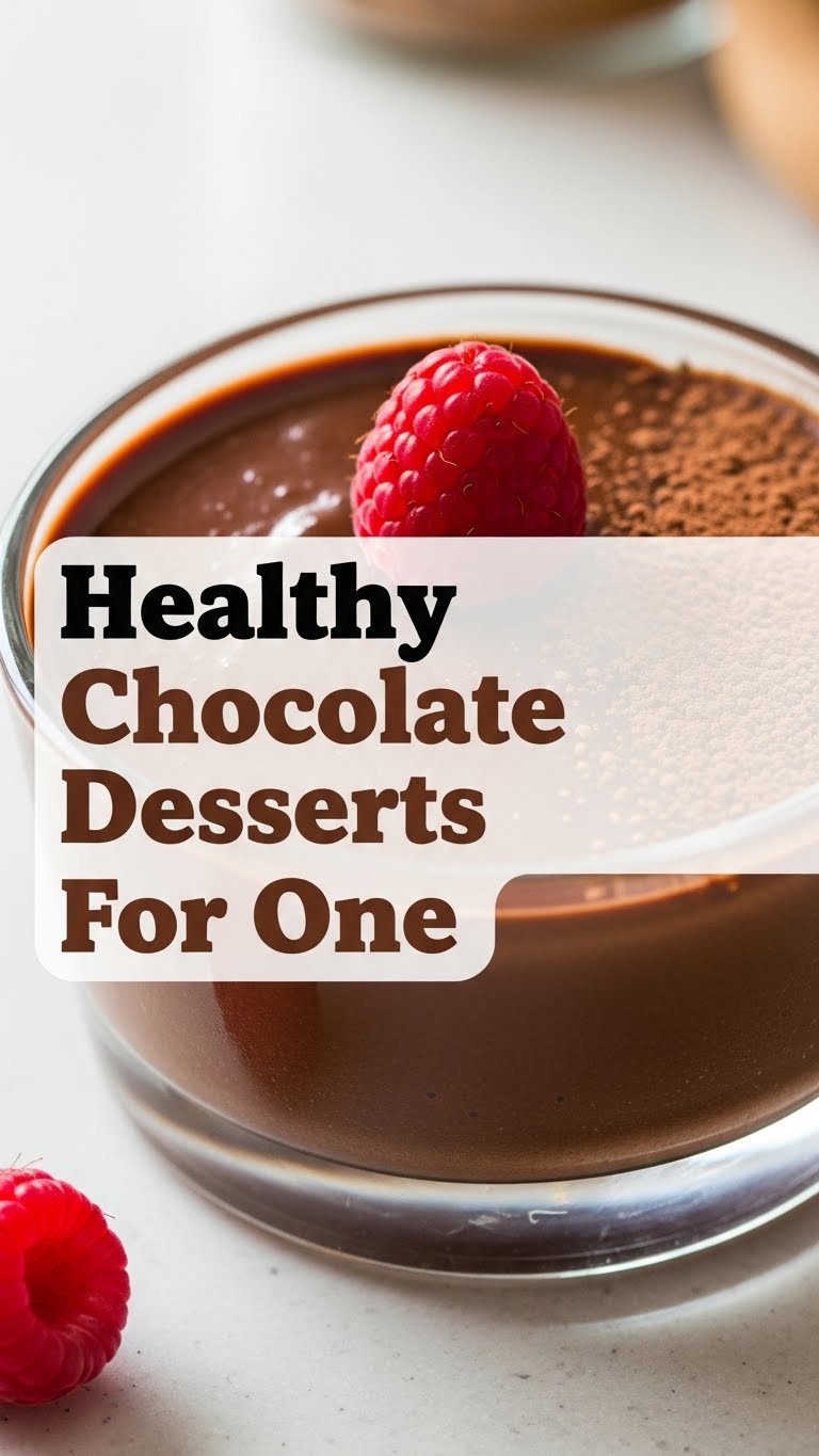 Healthy Chocolate Desserts For One