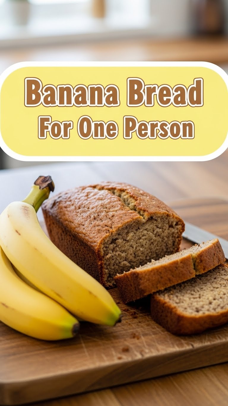 Banana Bread For One Person