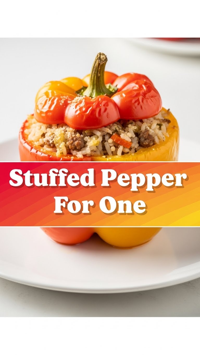 Stuffed Pepper For One