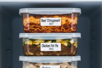 Individual Freezer Meals For One