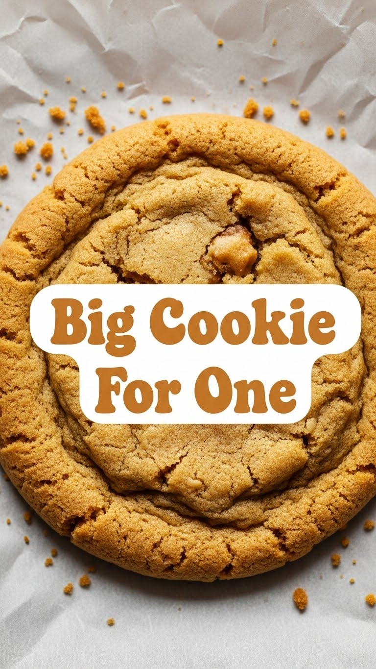 Big Cookie For One