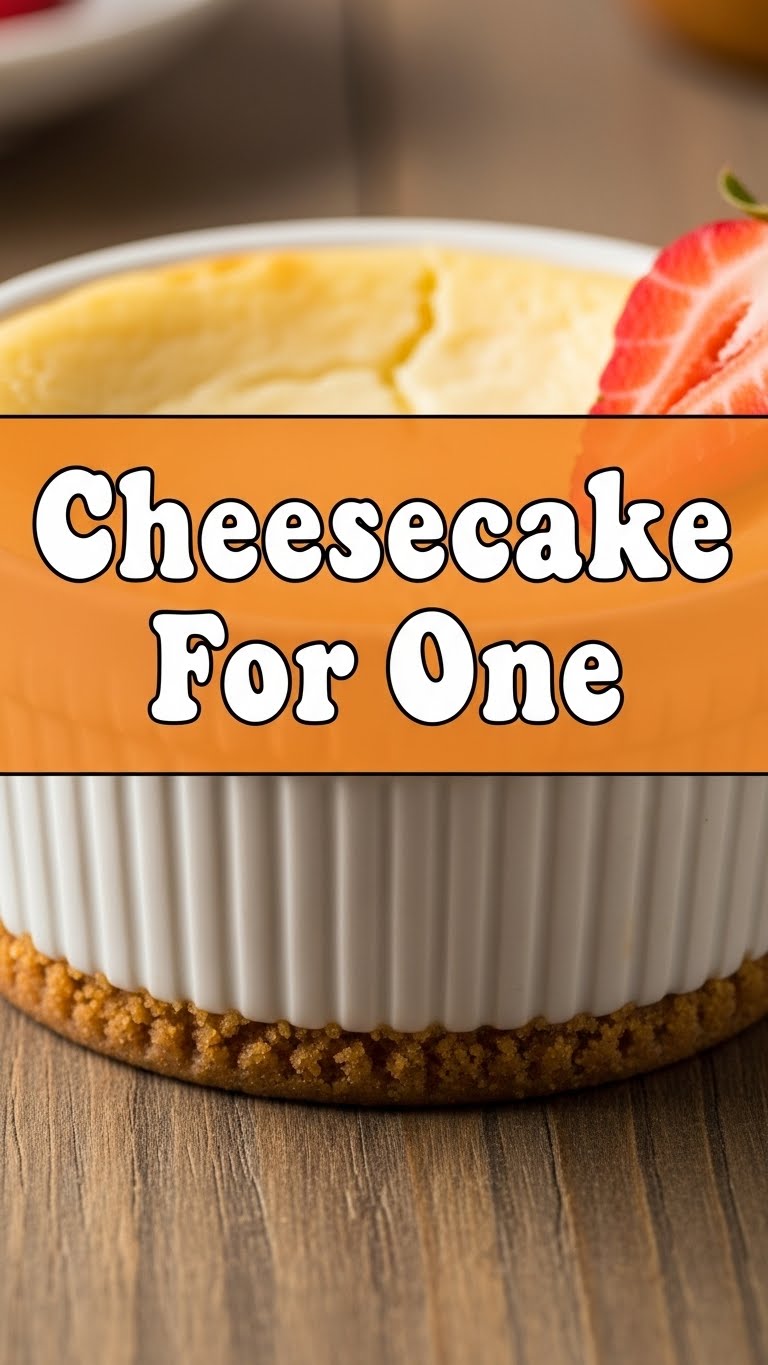 Cheesecake For One