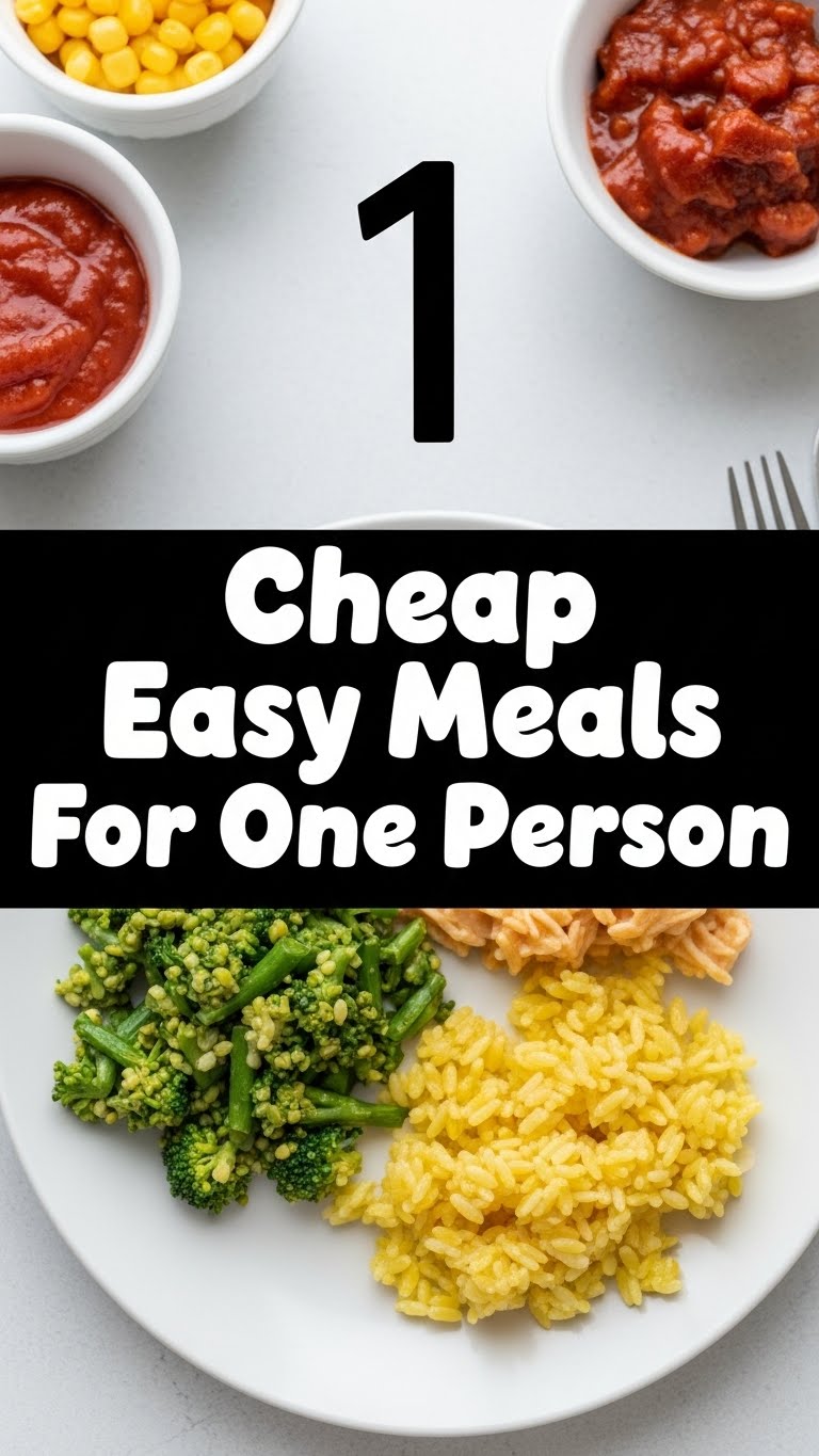 Cheap Easy Meals For One Person