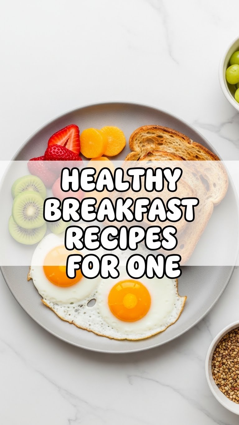 Healthy Breakfast Recipes For One