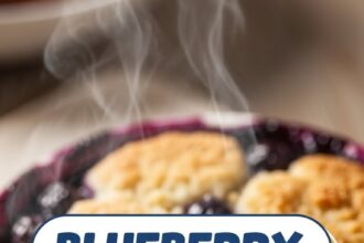 Blueberry Cobbler For One