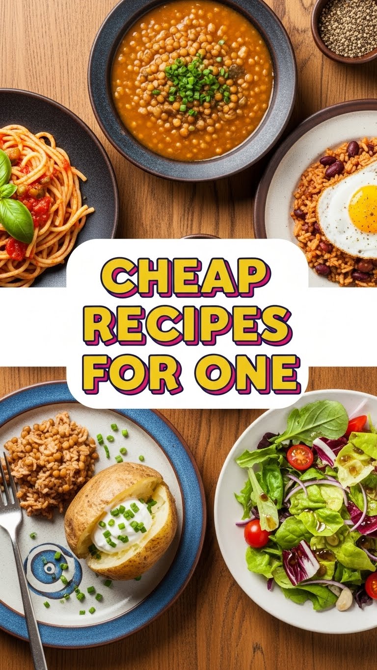 Cheap Recipes For One